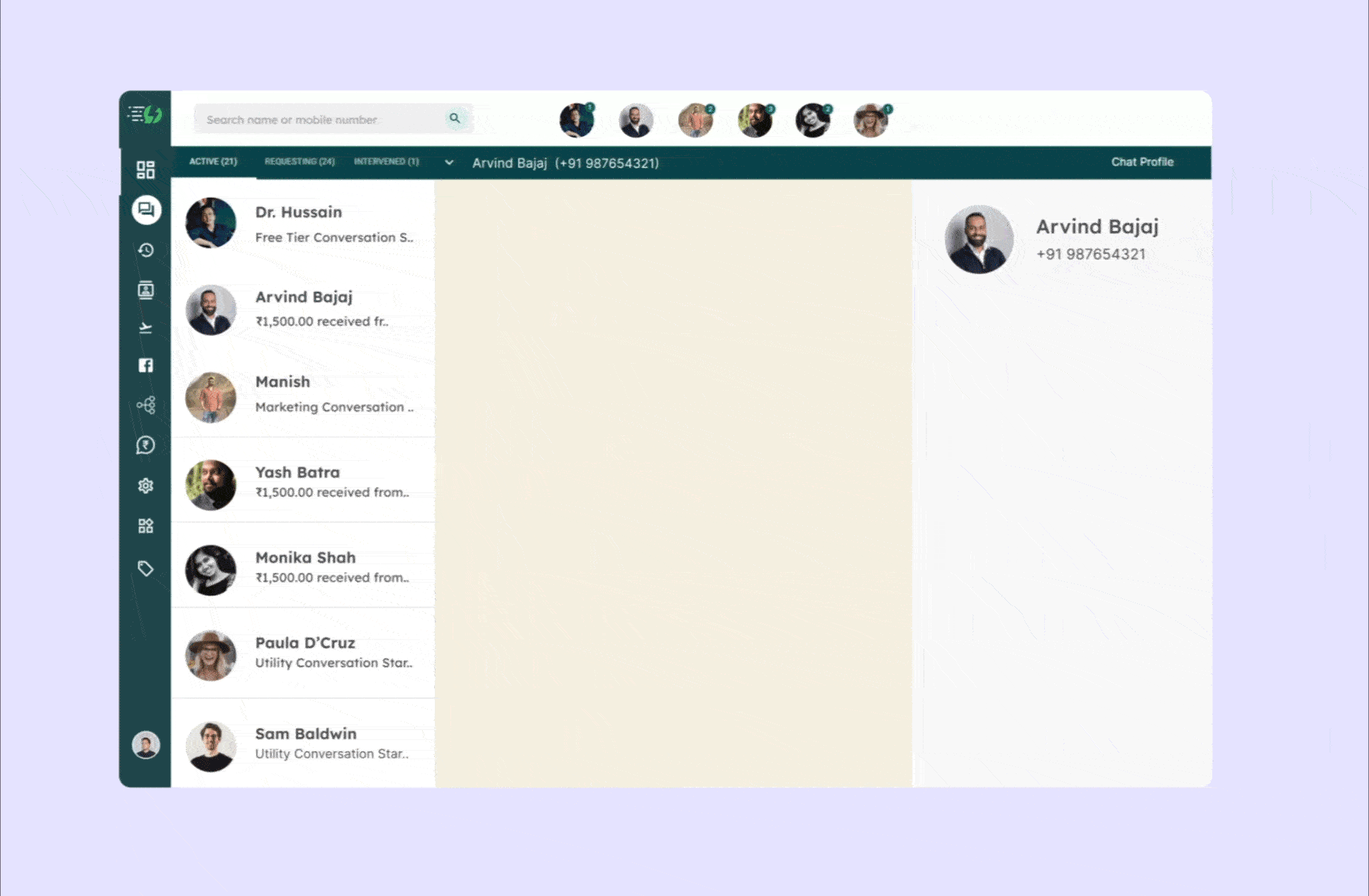 HelloBotz Multi-Agent Team Live Chat Shared Inbox
