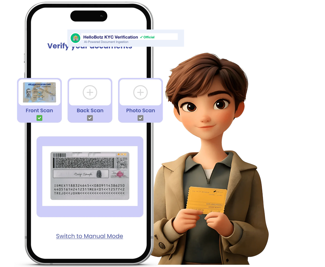 Document Submission and Verification Illustration