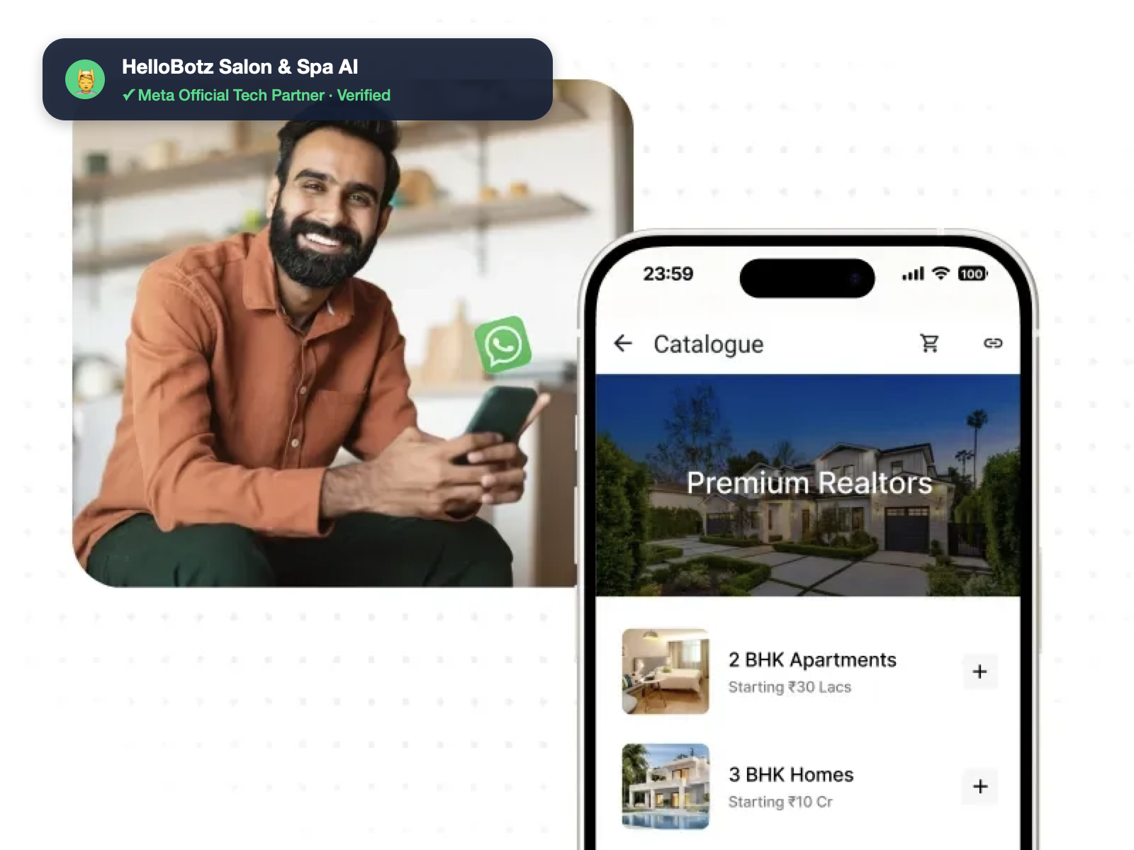 WhatsApp Business API for Salons, Spas & Wellness | HelloBotz Architecture Overview - HelloBotz