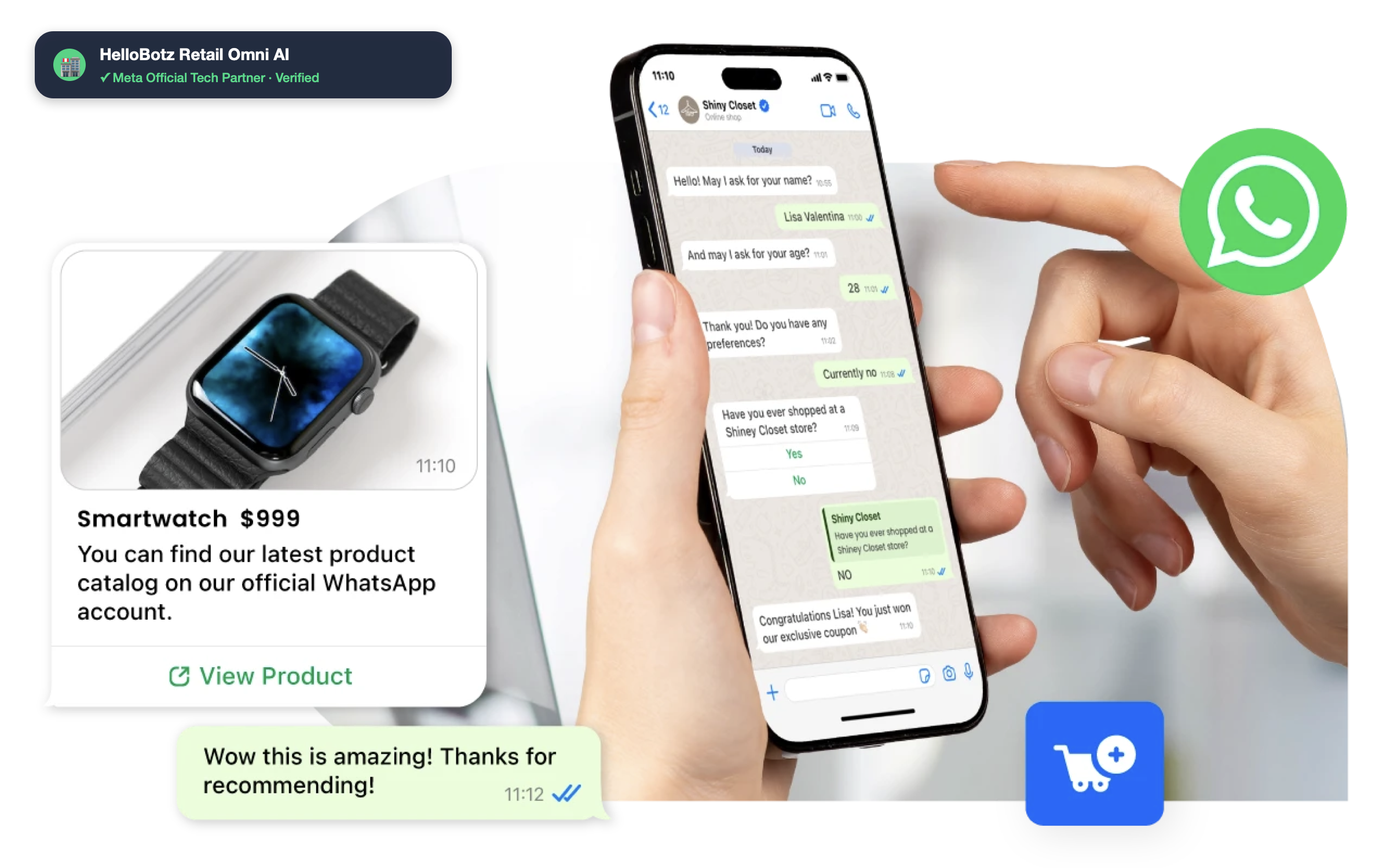 WhatsApp Business API for Retail & Store Chains | HelloBotz Architecture Overview - HelloBotz