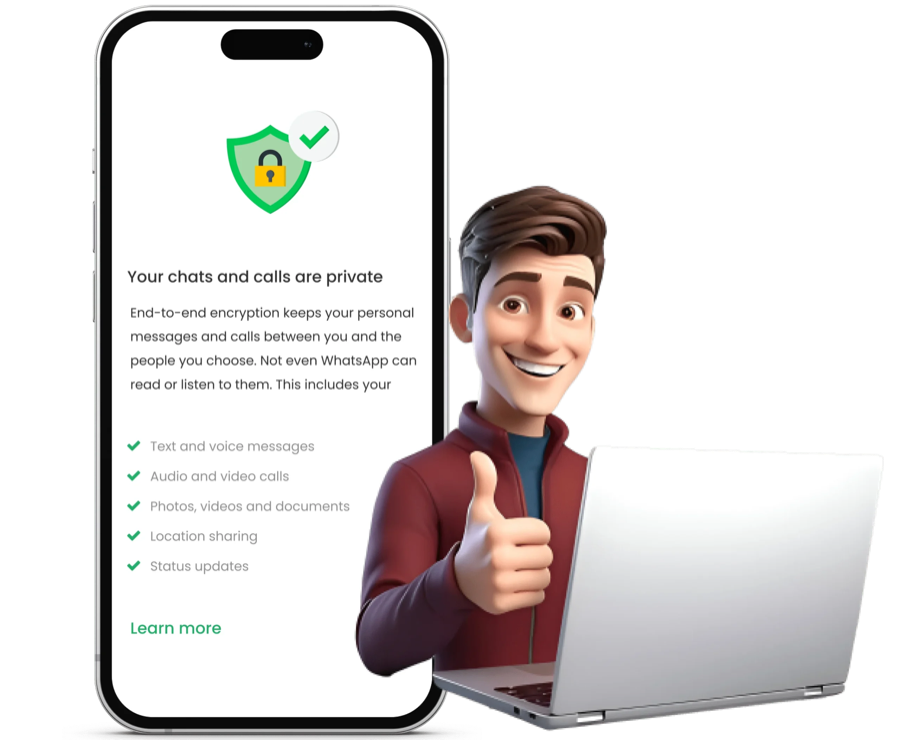 Secure Communication Illustration