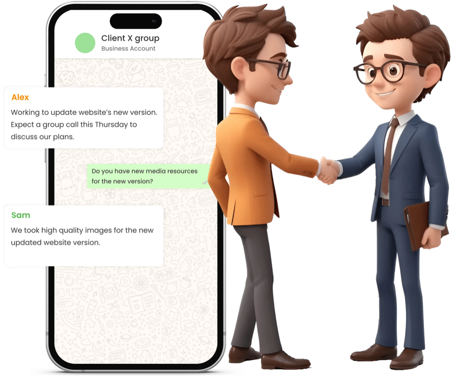 Project Management Updates Illustration