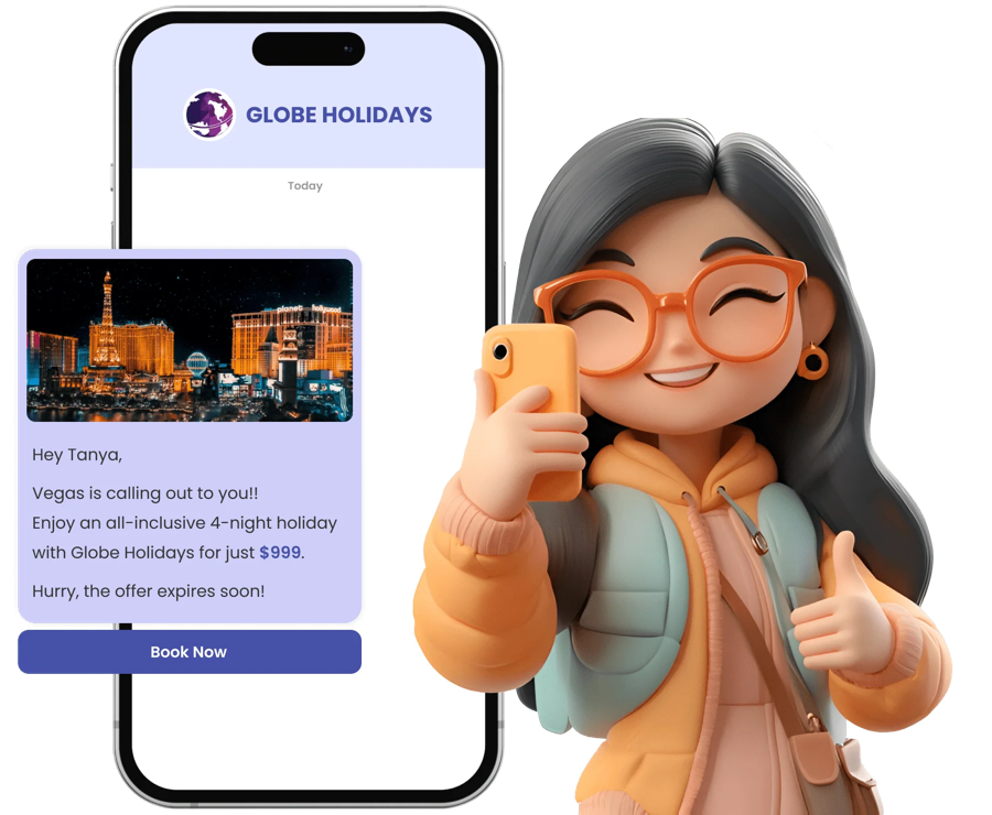 Personalized Customer Engagement Illustration