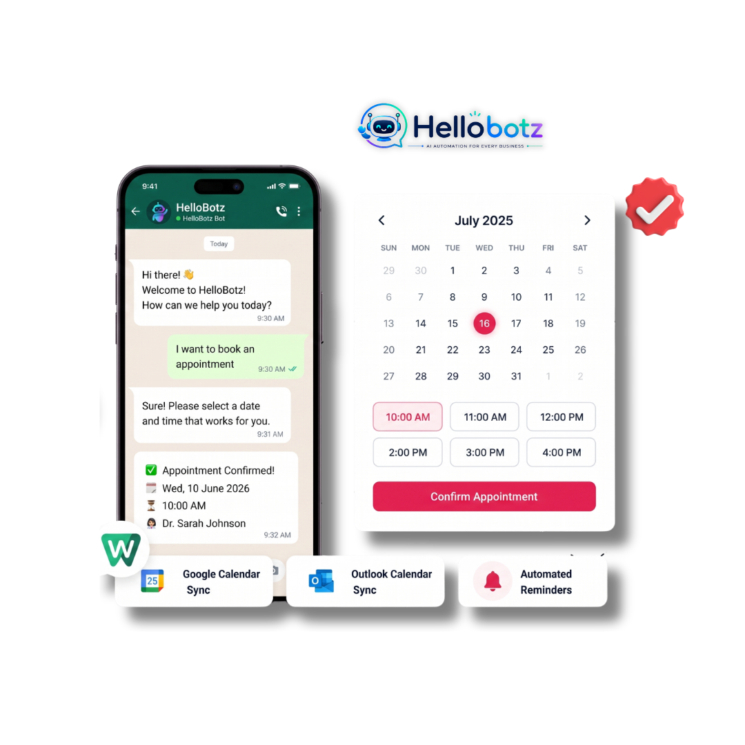 WhatsApp Appointment Booking Flow